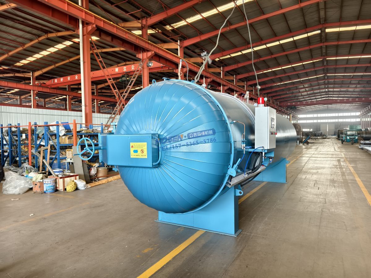 众泰同泽大型全自动控制蒸汽间接加热硫化罐